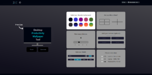 Desktop Productivity Wallpaper Tool